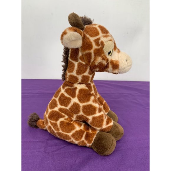 Giraffe 8 inch plush from Go Retail Group Brown Cream with brown feet & mane - Picture 4 of 12